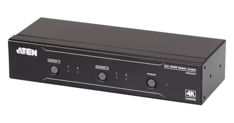 ATEN VM0202H / HDMI matrix přepínač / 2x2 / 4K / Kovové tělo