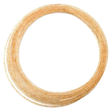 3DSimo Filament PLA třpytivá zlatá / Tisková struna / 1,75 mm / 5 m