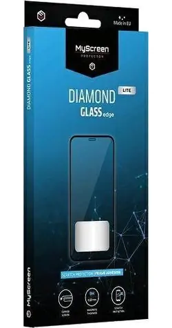 MyScreen DIAMOND GLASS LITE edge Full Glue / Tvrzené ochranné sklo na displej