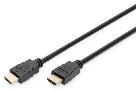 Digitus HDMI Premium High Speed černá / Kabel / HDMI - HDMI / 3 m / Ultra HD 60p / s Ethernetem / zlacené konektory