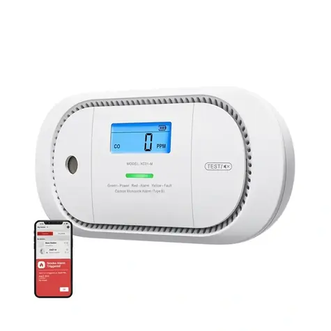 X-Sense XC01-M Link+ Pro / Detektor oxidu uhelnatého / Wi-Fi / LCD displej / elektrochemický senzor