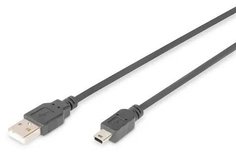 Digitus USB 2.0 / Kabel / USB A - mini USB B 5pin / propojovací