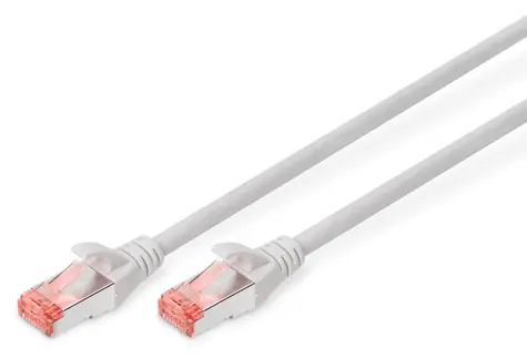 Digitus šedá / Patch kabel / Cat6 S/FTP / 2 m / AWG 27/7 / LSZH