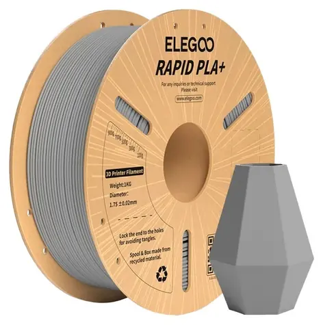 Elegoo Rapid PLA+ šedá / Struna pro 3D tiskárnu / PLA+ / 1,75 mm / 1 kg