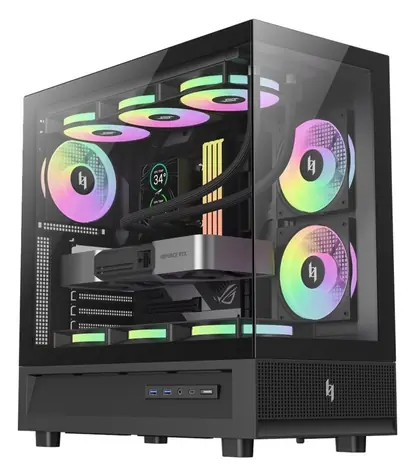 Gamemax NEX C51 černá / Skříň / ATX / BTF