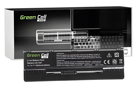 Green Cell A32-N56 pro Asus N56, N76 / Baterie do notebooku / Li-Ion / 10,8V / 5200mAh