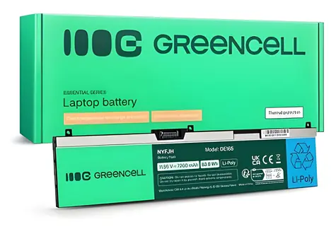 Green Cell NYFJH-6C / Baterie / Li-Pol / 7260mAh / pro Dell Precision 15 7530, 7540, 7740