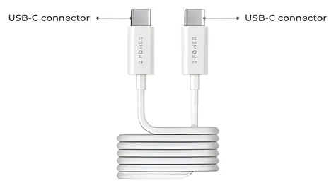 2-Power USB-C 100W / Datový kabel / USB-C na USB-C / 5A / 2 m