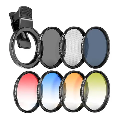 Neewer 58 mm / Sada filtrů pro telefon / CPL / ND32 / hvězdicový / gradační