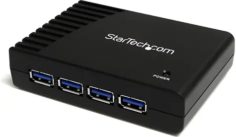 StarTech ST4300USB3EU černá / USB hub / 4x USB-A 3.0 / 5 Gb/s
