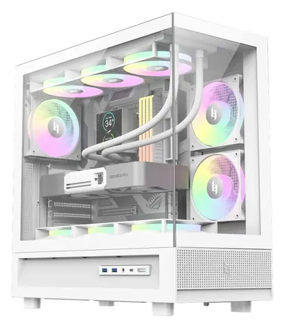 Gamemax NEX C51 bílá / Skříň / ATX / BTF