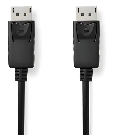 Nedis CCGL37010BK20 černá / Kabel DisplayPort / DisplayPort zástrčka - DisplayPort zástrčka / 4K/60Hz / 2 m