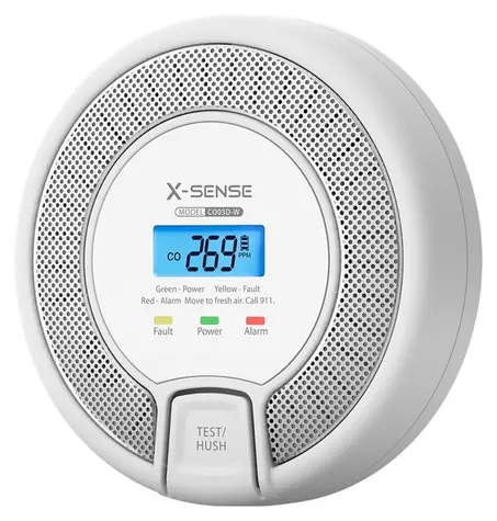 X-Sense CO-3D-W Link+ / Detektor oxidu uhelnatého / bezdrátová síť Link+ / LCD displej / alarm 85 dB