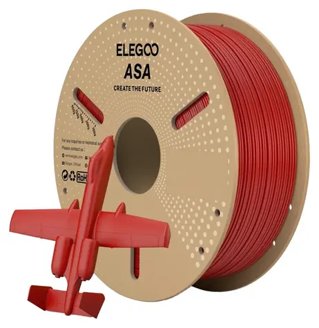 ELEGOO ASA 1.75 mm červená / Tisková struna / 1 kg