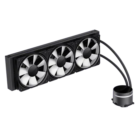 Gamemax Iceburg 360 Infinity černá / AIO vodní chladič CPU / 360mm radiátor / 3x 120mm ventilátor