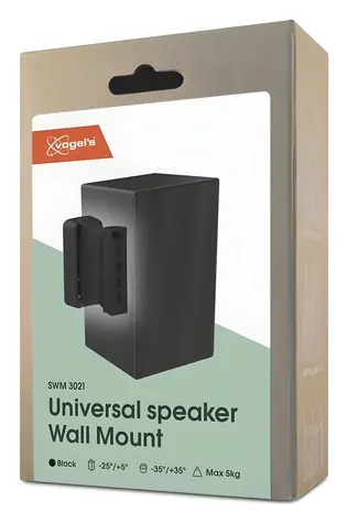 Vogels SWM 3021 černá / Nástěnný držák pro reproduktory / univerzální