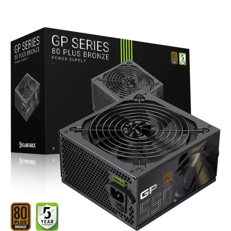 Gamemax GP 550B / Zdroj / 550W / 80PLUS Bronze / ATX / Nemodulární
