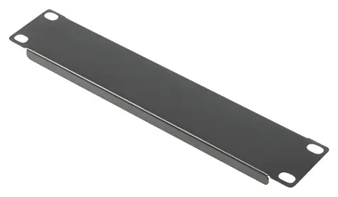 Lanberg černý / Zaslepovací panel / 1U / pro 10