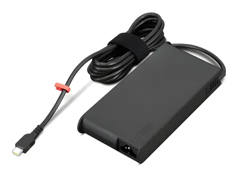 Lenovo ThinkPad 180W GaN AC Adapter černá / Napájecí adaptér pro notebook / USB-C / Slim Tip / 100-240 V / 180 W