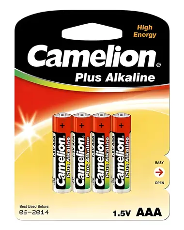 Camelion Plus / Alkalická baterie / AAA (LR03) / 1.5V / 4 ks