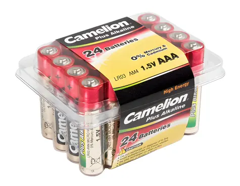 Camelion Plus Alkaline AAA / Baterie / LR03 / 24 ks