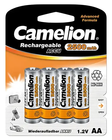 Camelion AA (R06) 2500 mAh / Nabíjecí baterie / Ni-MH / 4 ks