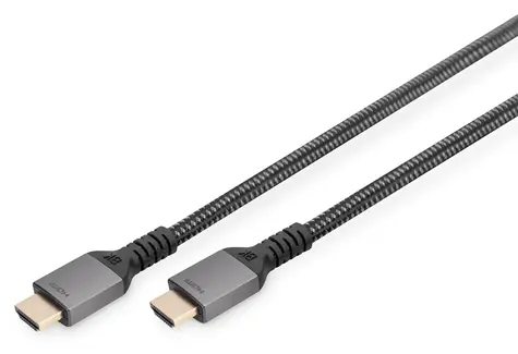 Digitus HDMI 2.1 / Kabel / 3 m / pozlacené konektory / hliníkové pouzdro / podpora 8K/60Hz
