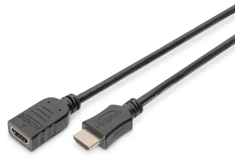 Digitus HDMI High Speed / Prodlužovací kabel / s Ethernetem / M/F / 5 m / pozlacené kontakty