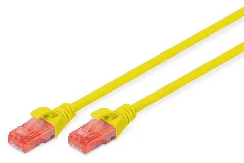 Digitus CAT 6 žlutý / Patch kabel / U-UTP / AWG 26/7 / 2 m