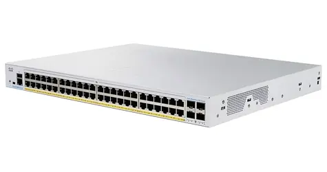 Cisco CBS350-48P-4G-EU / Switch / 48x GbE RJ-45 / 4x SFP / PoE+ 370W / REFRESH