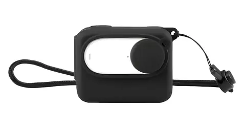 Puluz PU866B černá / Silikonové pouzdro / pro Insta360 GO 3 / s krytkou objektivu