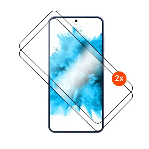 FIXED Full Cover pro Samsung Galaxy S26+ černé / Ochranné tvrzené sklo / 2,5D / s aplikátorem / 2 ks