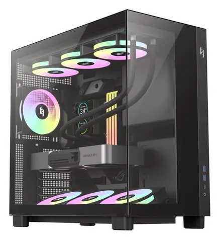 Gamemax NEX C53 černá / Skříň / ATX/BTF