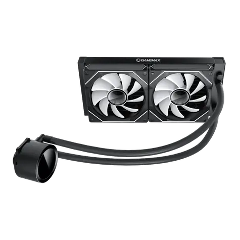 Gamemax Iceburg 240 Digital černá / AIO vodní chladič CPU / 2x 120 mm