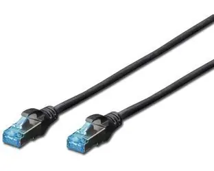 Digitus DK-1532-005/BL modrý / Patch kabel / CAT5e / SF-UTP / RJ45-RJ45 / 0,5 m