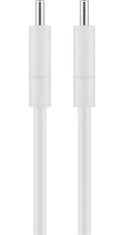 Goobay 66317 bílá / Nabíjecí a synchronizační kabel / USB-C / 1 m