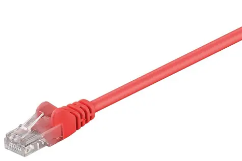 Goobay 68349 U/UTP Cat5e 10m červený / Patch kabel / RJ45-RJ45