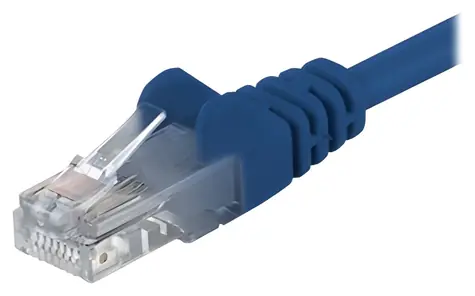 Goobay 68432 modrá / Síťový kabel / Cat6 / U/UTP