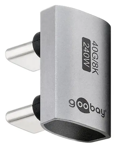 Goobay 74446 / USB-C adaptér / 180° U-shape / USB4
