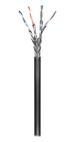 Goobay 77624 černá / Instalační kabel / CAT6 / S/FTP / venkovní