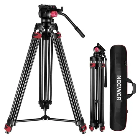 Neewer TP-M200 / Stativ / výška 88-200 cm / nosnost 8 kg / olejová hlava