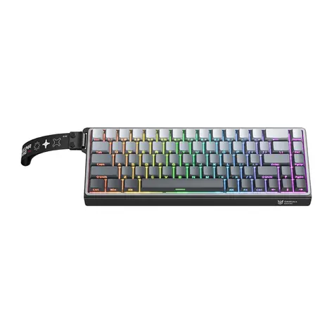 ONIKUMA G69 černá / Herní klávesnice / drátová / USB-C / ARGB / RT switche