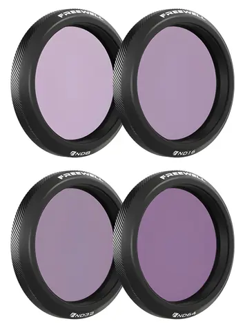 Freewell FW-OA5-STD / Sada ND filtrů / ND8, ND16, ND32, ND64 / pro DJI Osmo Action 5 Pro