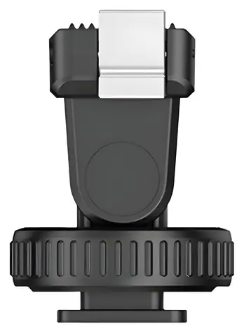 PULUZ Gimbal černá / Držák pro DJI Osmo Action 5 Pro, 4, 3 / Nastavení úhlu 75° / 1/4” závit a cold shoe