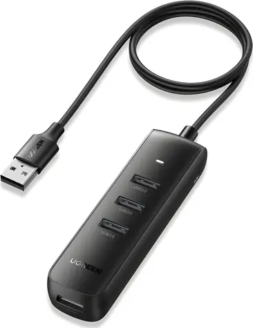 Ugreen CM416 černá / USB hub / 4x USB-A 3.0