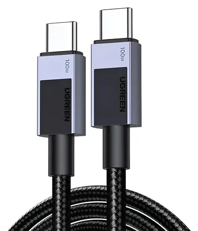 Ugreen 45064 černá / Datový kabel / USB-C na USB-C / 2 m