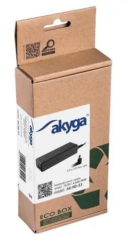 Akyga AK-ND-53 / Napájecí adaptér / 90 W / 19,5V / 4,62A / pro notebooky Dell