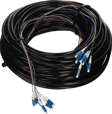 Ubiquiti UFiber SM 100 / Optický kabel / 6x single-mode / LC/LC / 30 m / venkovní provedení