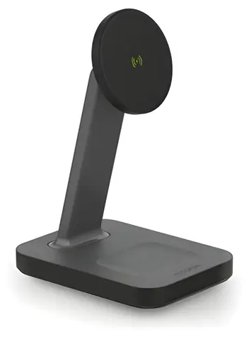 Mophie Snap+ černá / Bezdrátový nabíjecí stojánek / MagSafe / 15 W / rychlé nabíjení