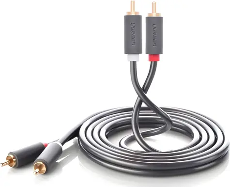 UGREEN RCA černá / Kabel / 2x RCA (Cinch) - 2x RCA (Cinch) / 5 m